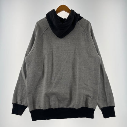 【中古品】【メンズ】 SD 88/12 DINER LOGO 2TONE HOODIE ダイナー ロゴ ツートン フーディ 長袖 トップス プルオーバー パーカー 140-260202-yo-11-fuzh サイズ：L カラー：グレー 万代Net店