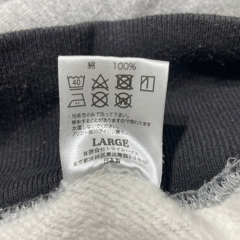 【中古品】【メンズ】 SD 88/12 DINER LOGO 2TONE HOODIE ダイナー ロゴ ツートン フーディ 長袖 トップス プルオーバー パーカー 140-260202-yo-11-fuzh サイズ：L カラー：グレー 万代Net店