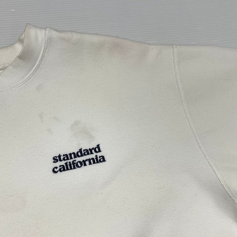 【現状渡し品】【メンズ】 STANDARD CALIFORNIA スタンダードカリフォルニア SD TECH WARM SWEAT テック ウォーム スウェット 長袖 トップス トレーナー 140-260202-yo-08-tei サイズ：L カラー：ホワイト 万代Net店