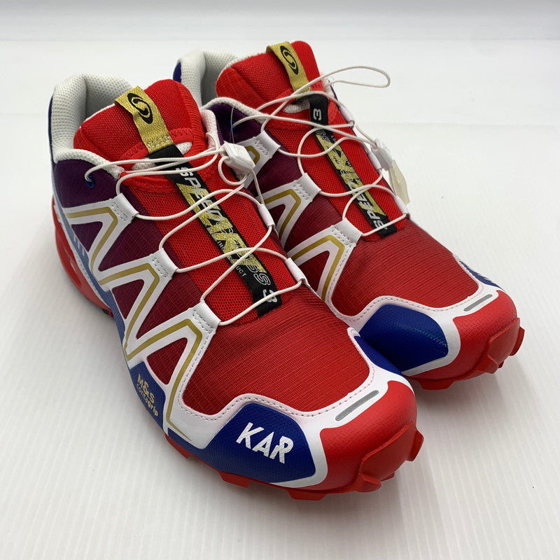 【中古美品】【メンズ】 SALOMON サロモン SPEEDCROSS 3 KAR スピードクロス3 476745-33 スニーカー シューズ 162-260821-nm-51-teih サイズ：28.5cm カラー：レッド 万代Net店