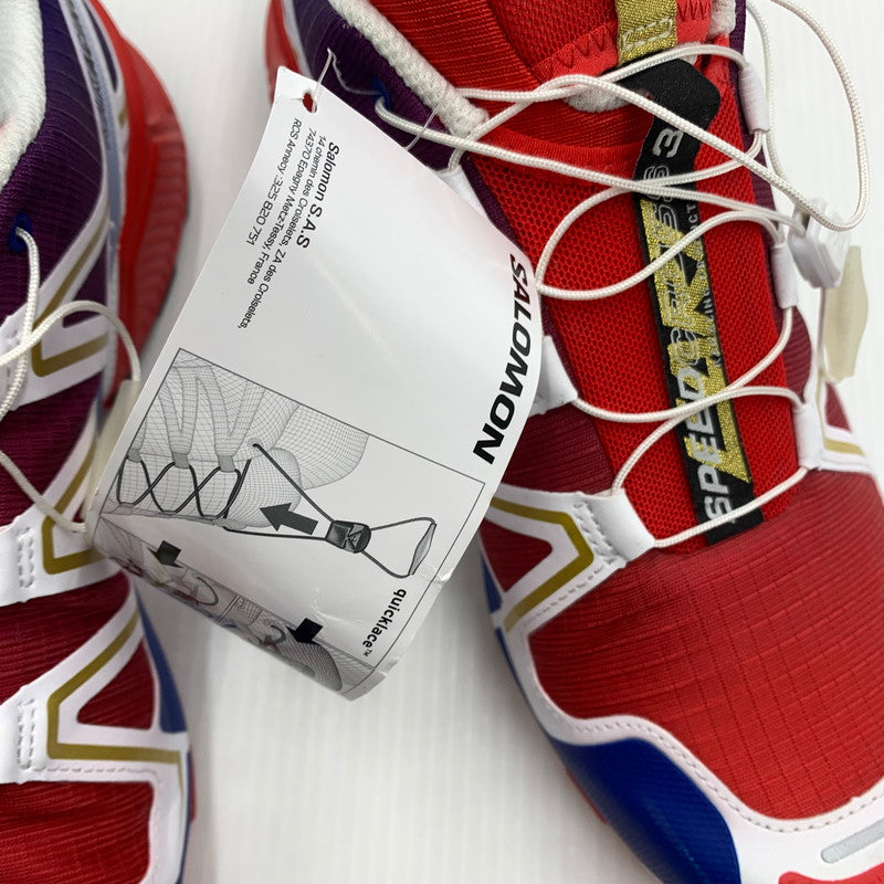 【中古美品】【メンズ】 SALOMON サロモン SPEEDCROSS 3 KAR スピードクロス3 476745-33 スニーカー シューズ 162-260821-nm-51-teih サイズ：28.5cm カラー：レッド 万代Net店