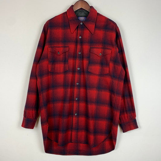【中古品】【メンズ】 PENDLETON ペンドルトン OMBRE BOARD SHIRT VINTAGE オンブレ ボード シャツ トップス 長袖 ヴィンテージ 145-260201-ko-13-tei サイズ：16.5 カラー：チェック 万代Net店