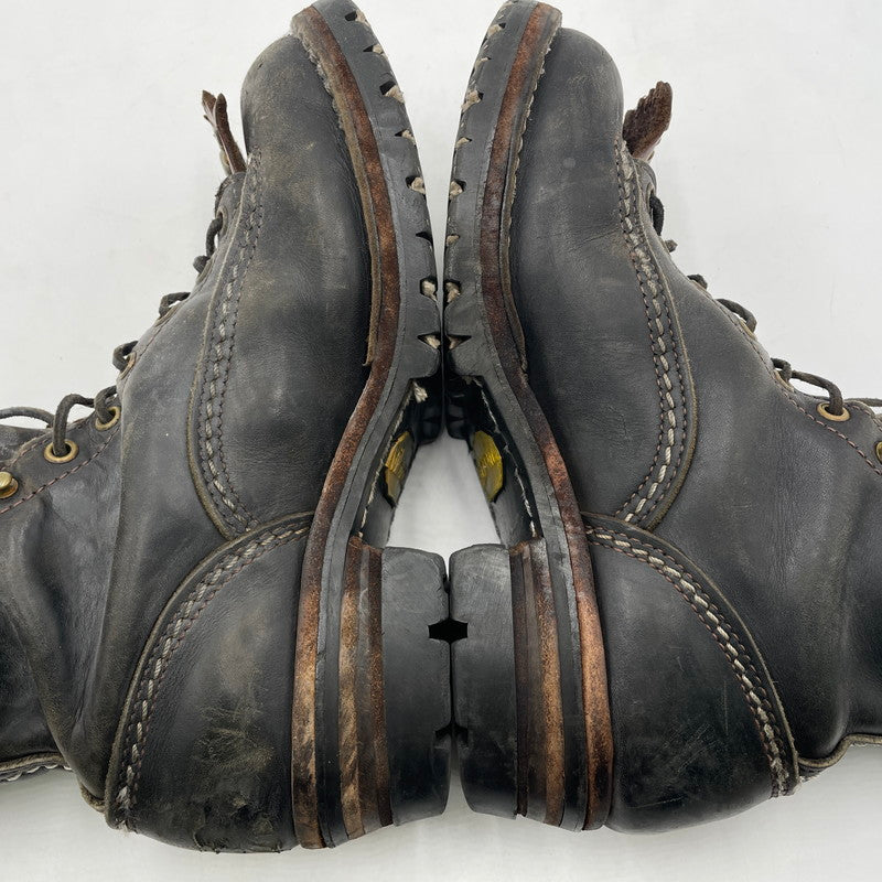 【現状渡し品】【メンズ】 WESCO ウエスコ JOBMASTER STUDS CUSTOM FALSE TONGUES BOOTS BK108100 ジョブマスター カスタム フォルスタン ブーツ シューズ 靴 164-260206-yo-01-tei カラー：ブラック 万代Net店