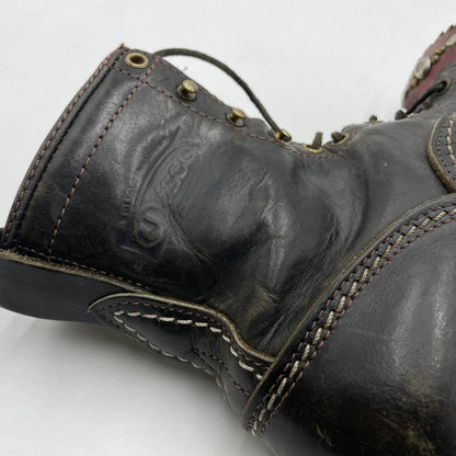 【現状渡し品】【メンズ】 WESCO ウエスコ JOBMASTER STUDS CUSTOM FALSE TONGUES BOOTS BK108100 ジョブマスター カスタム フォルスタン ブーツ シューズ 靴 164-260206-yo-01-tei カラー：ブラック 万代Net店