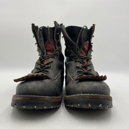 【現状渡し品】【メンズ】 WESCO ウエスコ JOBMASTER STUDS CUSTOM FALSE TONGUES BOOTS BK108100 ジョブマスター カスタム フォルスタン ブーツ シューズ 靴 164-260206-yo-01-tei カラー：ブラック 万代Net店