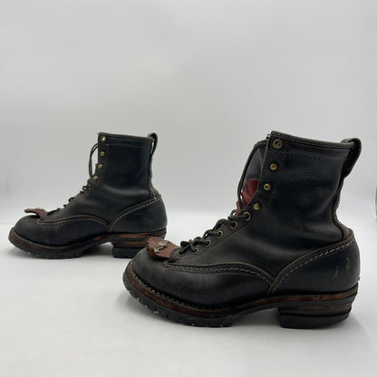 【現状渡し品】【メンズ】 WESCO ウエスコ JOBMASTER STUDS CUSTOM FALSE TONGUES BOOTS BK108100 ジョブマスター カスタム フォルスタン ブーツ シューズ 靴 164-260206-yo-01-tei カラー：ブラック 万代Net店