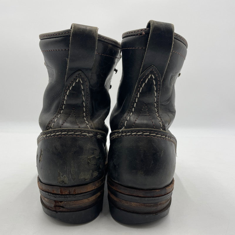 【現状渡し品】【メンズ】 WESCO ウエスコ JOBMASTER STUDS CUSTOM FALSE TONGUES BOOTS BK108100 ジョブマスター カスタム フォルスタン ブーツ シューズ 靴 164-260206-yo-01-tei カラー：ブラック 万代Net店
