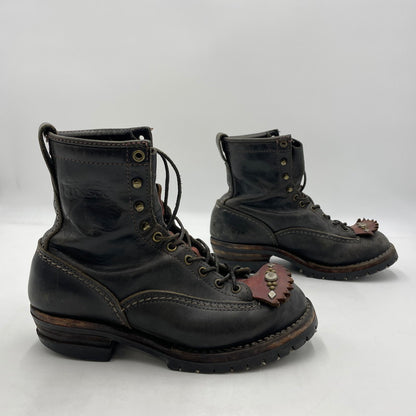 【現状渡し品】【メンズ】 WESCO ウエスコ JOBMASTER STUDS CUSTOM FALSE TONGUES BOOTS BK108100 ジョブマスター カスタム フォルスタン ブーツ シューズ 靴 164-260206-yo-01-tei カラー：ブラック 万代Net店