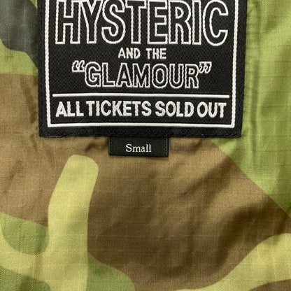 【中古品】【メンズ】 HYSTERIC GLAMOUR ヒステリックグラマー GUITAR GIRL MICHIGAN QUILTED JACKET 02253AB08 ギターガール ミシガン キルティングジャケット アウター 140-260201-ko-07-tei サイズ：S カラー：カモ 万代Net店