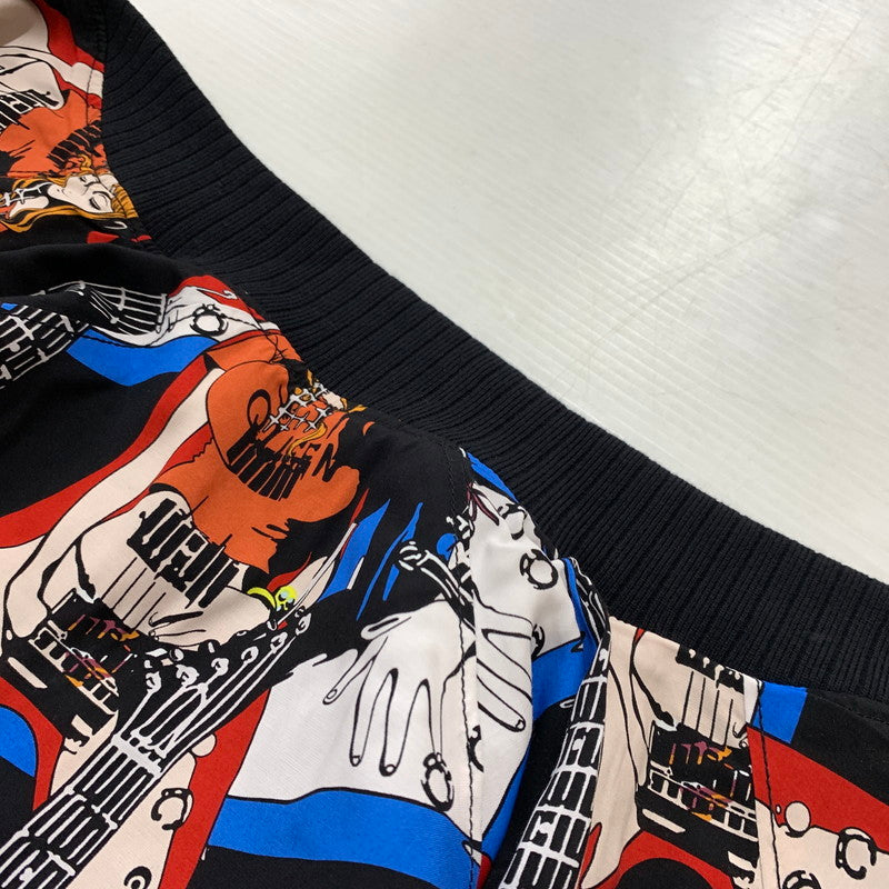 【中古品】【メンズ】 HYSTERIC GLAMOUR ヒステリックグラマー × ONEPIECE ワンピース 別注 コラボ NAMI FLYING V SOUVENIR JACKET 02253AB17296 ナミ フライング ブイ スーベニア ジャケット アウター スカジャン 140-260201-ko-10-tei サイズ：S カラー：ブラック 万代Net店