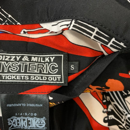 【中古品】【メンズ】 HYSTERIC GLAMOUR ヒステリックグラマー × ONEPIECE ワンピース 別注 コラボ NAMI FLYING V SOUVENIR JACKET 02253AB17296 ナミ フライング ブイ スーベニア ジャケット アウター スカジャン 140-260201-ko-10-tei サイズ：S カラー：ブラック 万代Net店