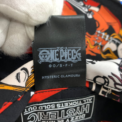 【中古品】【メンズ】 HYSTERIC GLAMOUR ヒステリックグラマー × ONEPIECE ワンピース 別注 コラボ NAMI FLYING V SOUVENIR JACKET 02253AB17296 ナミ フライング ブイ スーベニア ジャケット アウター スカジャン 140-260201-ko-10-tei サイズ：S カラー：ブラック 万代Net店
