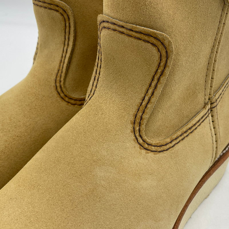 【中古品】【メンズ】 レッドウィング 9-INCH PECOS BOOTS 8168 9インチ ペコスブーツ ワークブーツ シューズ 靴 164-260206-yo-13-tei カラー：ベージュ 万代Net店