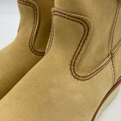 【中古品】【メンズ】 レッドウィング 9-INCH PECOS BOOTS 8168 9インチ ペコスブーツ ワークブーツ シューズ 靴 164-260206-yo-13-tei カラー：ベージュ 万代Net店