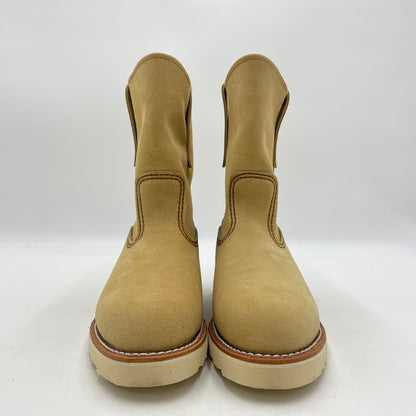 【中古品】【メンズ】 レッドウィング 9-INCH PECOS BOOTS 8168 9インチ ペコスブーツ ワークブーツ シューズ 靴 164-260206-yo-13-tei カラー：ベージュ 万代Net店