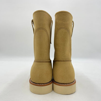 【中古品】【メンズ】 レッドウィング 9-INCH PECOS BOOTS 8168 9インチ ペコスブーツ ワークブーツ シューズ 靴 164-260206-yo-13-tei カラー：ベージュ 万代Net店