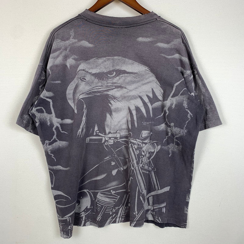 【現状渡し品】【メンズ】 90's ALL OVER PRINT S/S TEE 90年代 オールオーバー プリント ショートスリーブ Tシャツ トップス 半袖 145-260204-ko-02-fuzh サイズ：XL カラー：総柄 万代Net店