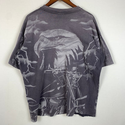 【現状渡し品】【メンズ】 90's ALL OVER PRINT S/S TEE 90年代 オールオーバー プリント ショートスリーブ Tシャツ トップス 半袖 145-260204-ko-02-fuzh サイズ：XL カラー：総柄 万代Net店