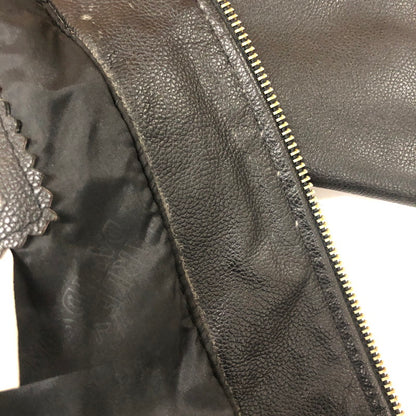 【現状渡し品】【メンズ】 HARLEY DAVIDSON ハーレーダビッドソン 90's MA-1 TYPE LEATHER JACKET 90年代 MA-1 タイプ レザージャケット アウター 革ジャン 145-260203-ko-09-tei サイズ：M カラー：ブラック 万代Net店