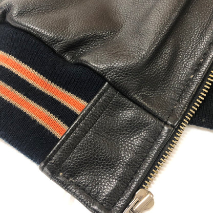 【現状渡し品】【メンズ】 HARLEY DAVIDSON ハーレーダビッドソン 90's MA-1 TYPE LEATHER JACKET 90年代 MA-1 タイプ レザージャケット アウター 革ジャン 145-260203-ko-09-tei サイズ：M カラー：ブラック 万代Net店
