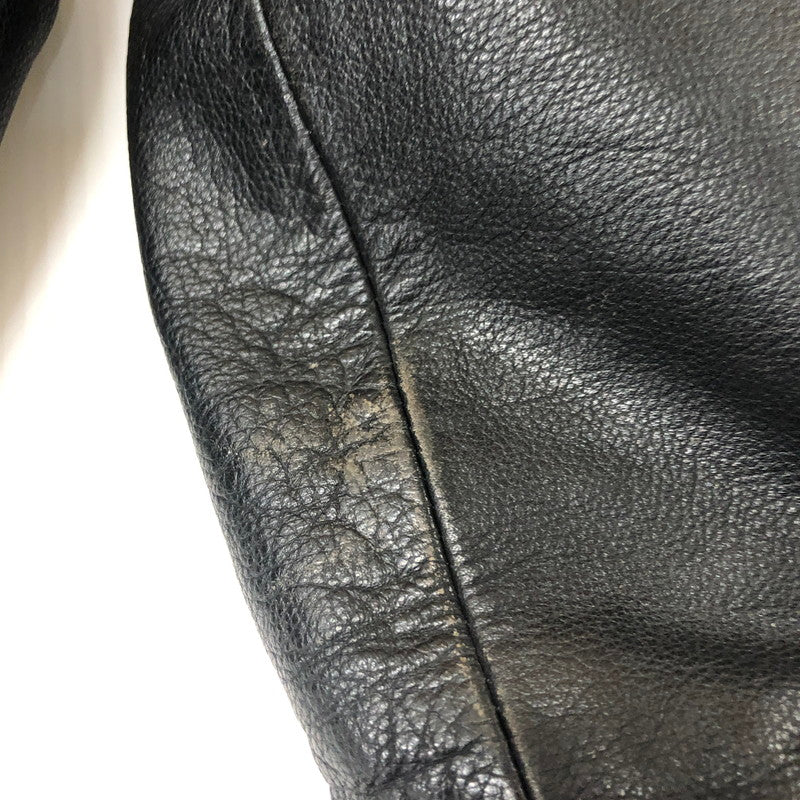 【現状渡し品】【メンズ】 HARLEY DAVIDSON ハーレーダビッドソン 90's MA-1 TYPE LEATHER JACKET 90年代 MA-1 タイプ レザージャケット アウター 革ジャン 145-260203-ko-09-tei サイズ：M カラー：ブラック 万代Net店