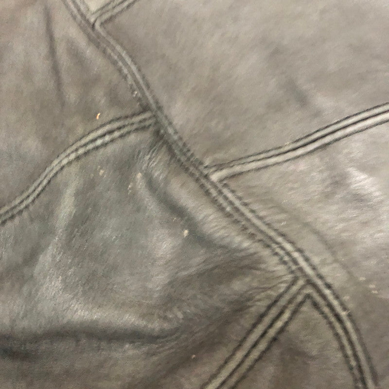 【中古品】【メンズ】 Lee リー PATCHWORK LEATHER PANT 5201 パッチワーク レザー パンツ ボトムス 革 156-260203-ko-30-tei サイズ：30 カラー：ブラック 万代Net店