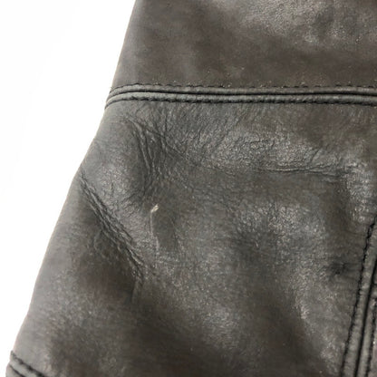 【中古品】【メンズ】 Lee リー PATCHWORK LEATHER PANT 5201 パッチワーク レザー パンツ ボトムス 革 156-260203-ko-30-tei サイズ：30 カラー：ブラック 万代Net店