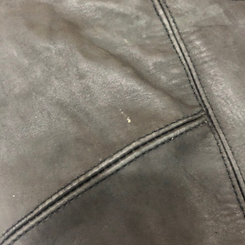 【中古品】【メンズ】 Lee リー PATCHWORK LEATHER PANT 5201 パッチワーク レザー パンツ ボトムス 革 156-260203-ko-30-tei サイズ：30 カラー：ブラック 万代Net店
