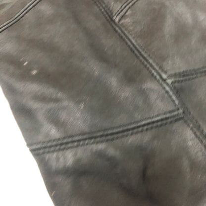 【中古品】【メンズ】 Lee リー PATCHWORK LEATHER PANT 5201 パッチワーク レザー パンツ ボトムス 革 156-260203-ko-30-tei サイズ：30 カラー：ブラック 万代Net店