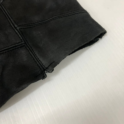 【中古品】【メンズ】 Lee リー PATCHWORK LEATHER PANT 5201 パッチワーク レザー パンツ ボトムス 革 156-260203-ko-30-tei サイズ：30 カラー：ブラック 万代Net店