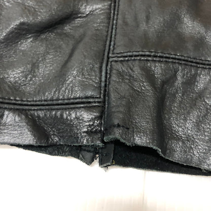 【中古品】【メンズ】 Lee リー PATCHWORK LEATHER PANT 5201 パッチワーク レザー パンツ ボトムス 革 156-260203-ko-30-tei サイズ：30 カラー：ブラック 万代Net店