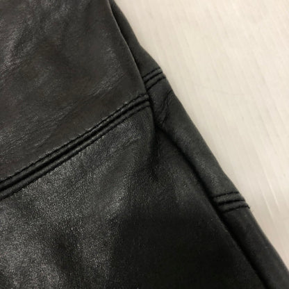 【中古品】【メンズ】 Lee リー PATCHWORK LEATHER PANT 5201 パッチワーク レザー パンツ ボトムス 革 156-260203-ko-30-tei サイズ：30 カラー：ブラック 万代Net店