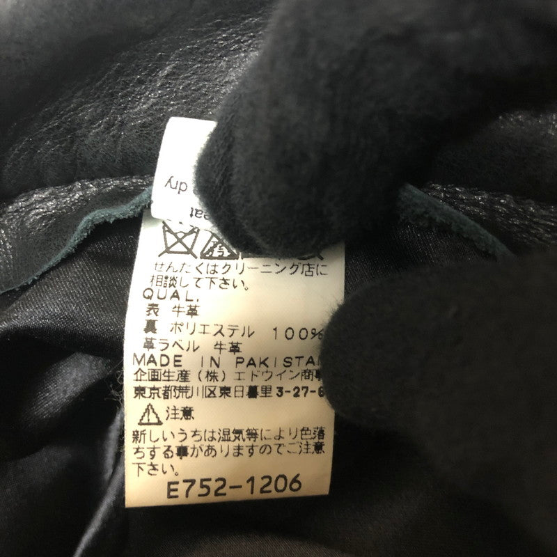 【中古品】【メンズ】 Lee リー PATCHWORK LEATHER PANT 5201 パッチワーク レザー パンツ ボトムス 革 156-260203-ko-30-tei サイズ：30 カラー：ブラック 万代Net店