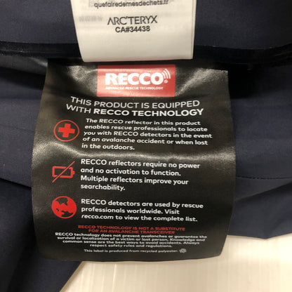 【中古品】【メンズ】 ARC'TERYX アークテリクス BETA JACKET X000010513 ベータジャケット ライトアウター ゴアテックス アウトドア 144-260203-ko-10-tei サイズ：S カラー：ネイビー 万代Net店