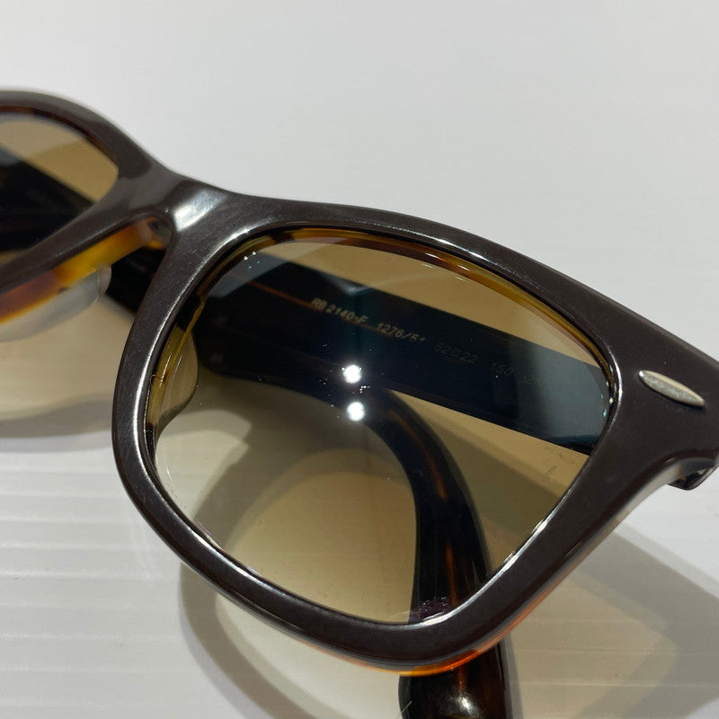 【中古品】【メンズ】 Ray-Ban レイバン ORIGINAL WAYFARER GRADIENT SUNGLASSES RB2140-F オリジナル ジーナウェイ ファーラー サングラス アクセサリー アイウェア 203-260208-ko-10-tei サイズ：52□22 カラー：ブラウン 万代Net店