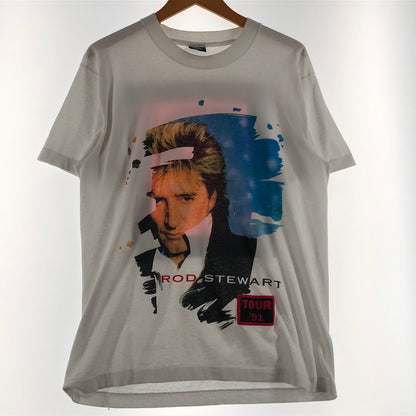 【中古品】【メンズ】 SCREEN STARS スクリーン スターズ 90's ROD STEWART 1991 TOUR TEE 90年代 ロッド スチュワート 1991年 ツアー Ｔシャツ 半袖 トップス 145-260711-sa-09-tei サイズ：L カラー：ホワイト 万代Net店