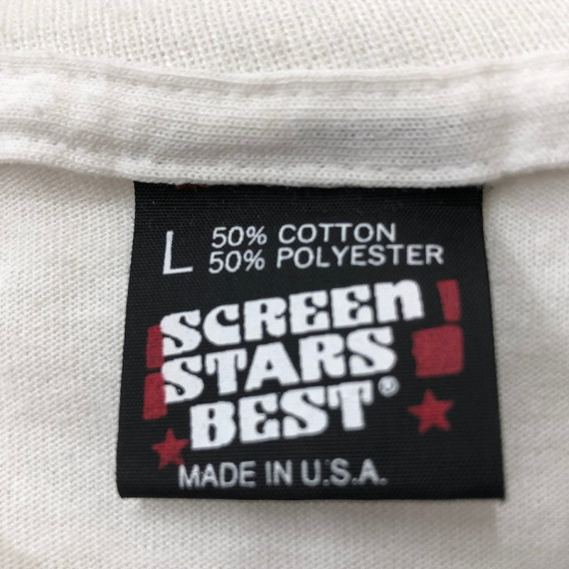 【中古品】【メンズ】 SCREEN STARS スクリーン スターズ 90's ROD STEWART 1991 TOUR TEE 90年代 ロッド スチュワート 1991年 ツアー Ｔシャツ 半袖 トップス 145-260711-sa-09-tei サイズ：L カラー：ホワイト 万代Net店