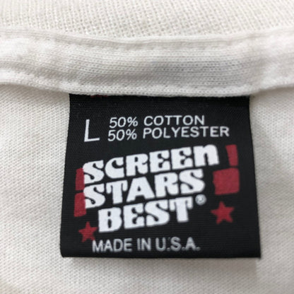 【中古品】【メンズ】 SCREEN STARS スクリーン スターズ 90's ROD STEWART 1991 TOUR TEE 90年代 ロッド スチュワート 1991年 ツアー Ｔシャツ 半袖 トップス 145-260711-sa-09-tei サイズ：L カラー：ホワイト 万代Net店