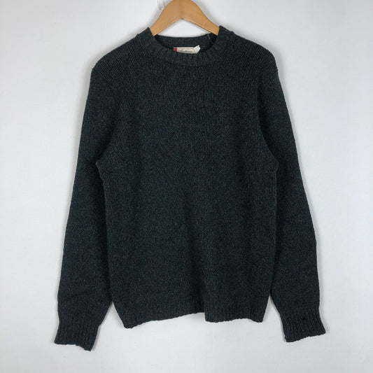 【現状渡し品】【メンズ】 SPORTSWEAR BY REVERE スポーツウェア バイ リビア SHETLAND WOOL CREW KNIT VINTAGE シェットランド ウール クルー ニット トップス セーター 145-260203-ko-15-tei サイズ：M カラー：グリーン 万代Net店