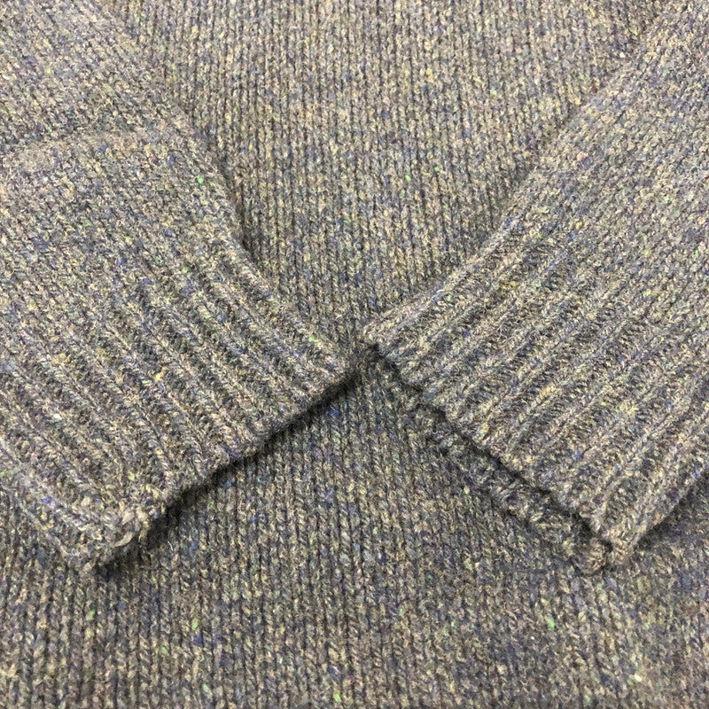 【現状渡し品】【メンズ】 SPORTSWEAR BY REVERE スポーツウェア バイ リビア SHETLAND WOOL CREW KNIT VINTAGE シェットランド ウール クルー ニット トップス セーター 145-260203-ko-15-tei サイズ：M カラー：グリーン 万代Net店