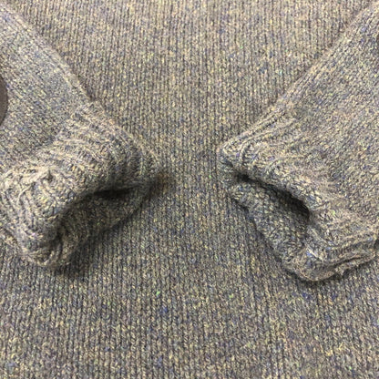 【現状渡し品】【メンズ】 SPORTSWEAR BY REVERE スポーツウェア バイ リビア SHETLAND WOOL CREW KNIT VINTAGE シェットランド ウール クルー ニット トップス セーター 145-260203-ko-15-tei サイズ：M カラー：グリーン 万代Net店