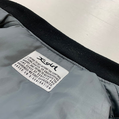 【中古品】【レディース】 X-girl エックスガール PANELED FUR REVERSIBLE MA-1 JACKET 105244021008 パネル ファー リバーシブル MA-1 ジャケット アウター 169-260204-ko-18-tei サイズ：S カラー：ブラック 万代Net店