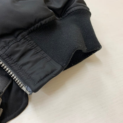 【中古品】【レディース】 X-girl エックスガール PANELED FUR REVERSIBLE MA-1 JACKET 105244021008 パネル ファー リバーシブル MA-1 ジャケット アウター 169-260204-ko-18-tei サイズ：S カラー：ブラック 万代Net店