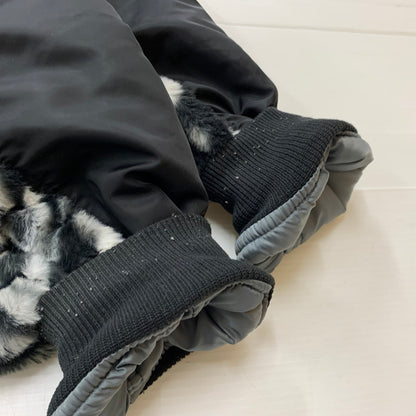 【中古品】【レディース】 X-girl エックスガール PANELED FUR REVERSIBLE MA-1 JACKET 105244021008 パネル ファー リバーシブル MA-1 ジャケット アウター 169-260204-ko-18-tei サイズ：S カラー：ブラック 万代Net店