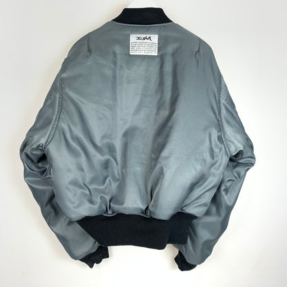 【中古品】【レディース】 X-girl エックスガール PANELED FUR REVERSIBLE MA-1 JACKET 105244021008 パネル ファー リバーシブル MA-1 ジャケット アウター 169-260204-ko-18-tei サイズ：S カラー：ブラック 万代Net店