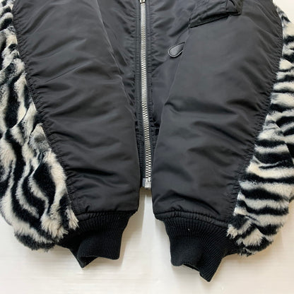 【中古品】【レディース】 X-girl エックスガール PANELED FUR REVERSIBLE MA-1 JACKET 105244021008 パネル ファー リバーシブル MA-1 ジャケット アウター 169-260204-ko-18-tei サイズ：S カラー：ブラック 万代Net店