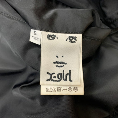 【中古品】【レディース】 X-girl エックスガール PANELED FUR REVERSIBLE MA-1 JACKET 105244021008 パネル ファー リバーシブル MA-1 ジャケット アウター 169-260204-ko-18-tei サイズ：S カラー：ブラック 万代Net店