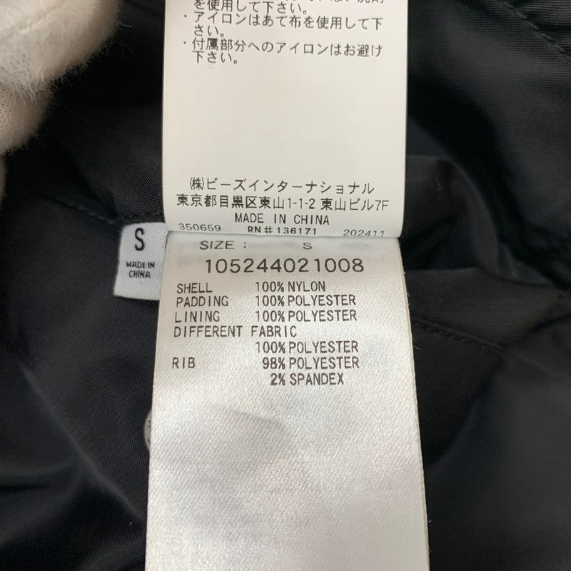 【中古品】【レディース】 X-girl エックスガール PANELED FUR REVERSIBLE MA-1 JACKET 105244021008 パネル ファー リバーシブル MA-1 ジャケット アウター 169-260204-ko-18-tei サイズ：S カラー：ブラック 万代Net店