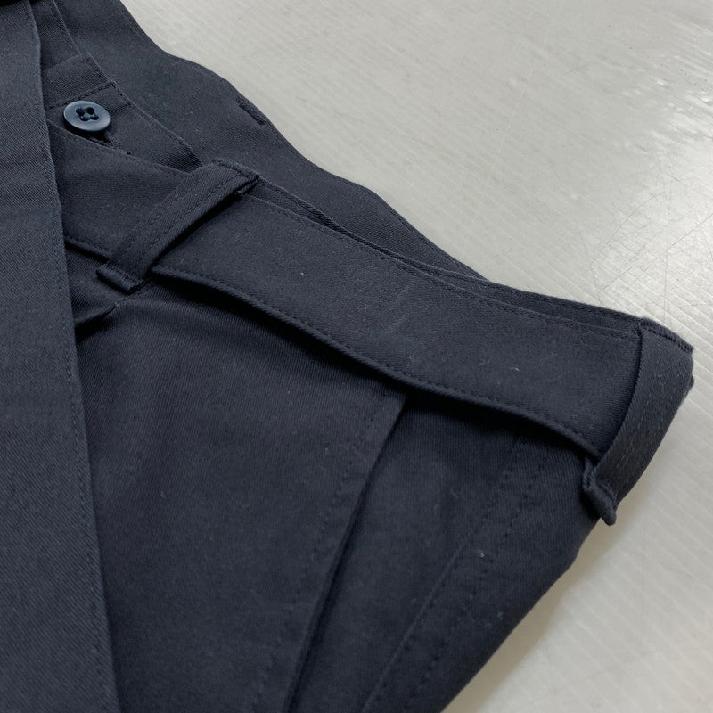 【中古品】【メンズ】 SOPHNET. ソフネット STRETCH CHINO BELTED TUCK HEM CORD TAPERED PANT SOPH-230012 ストレッチ チノ ベルト テーパード パンツ ボトムス 153-260205-ko-08-fuz サイズ：L カラー：ネイビー 万代Net店