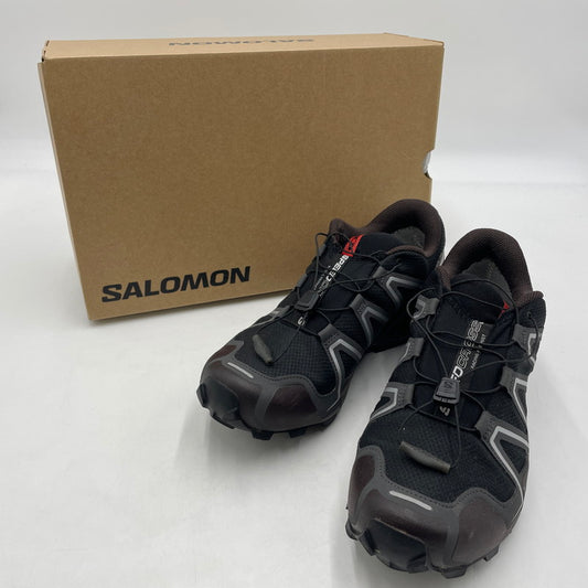 【中古品】【メンズ】 SALOMON サロモン SPEEDCROSS 3 GTX 476002-33 スピードクロス3 ゴアテックス スニーカー シューズ 靴 162-260206-yo-09-tei カラー：Black/Phantom/Black Coffee 万代Net店